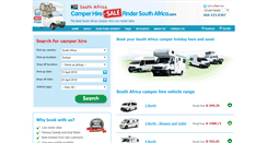 Desktop Screenshot of camperhiresalefindersouthafrica.com